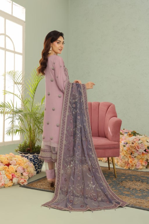 LA Bella: Embroidered Chiffon Suits