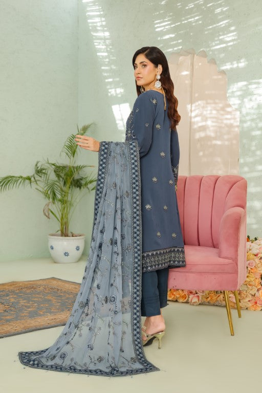 LA Bella: Embroidered Chiffon Suits