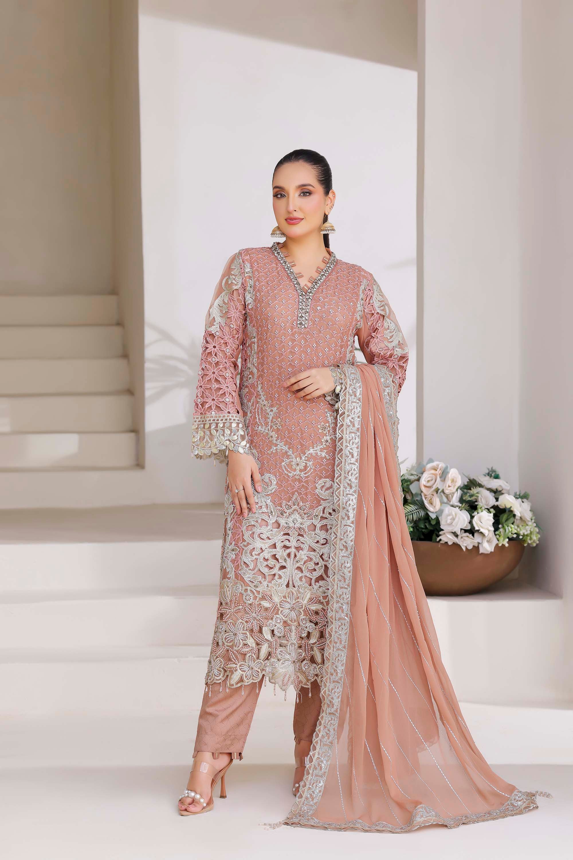 Ayleen Dusty Rose: Romantic Perfection Formal Ensemble
