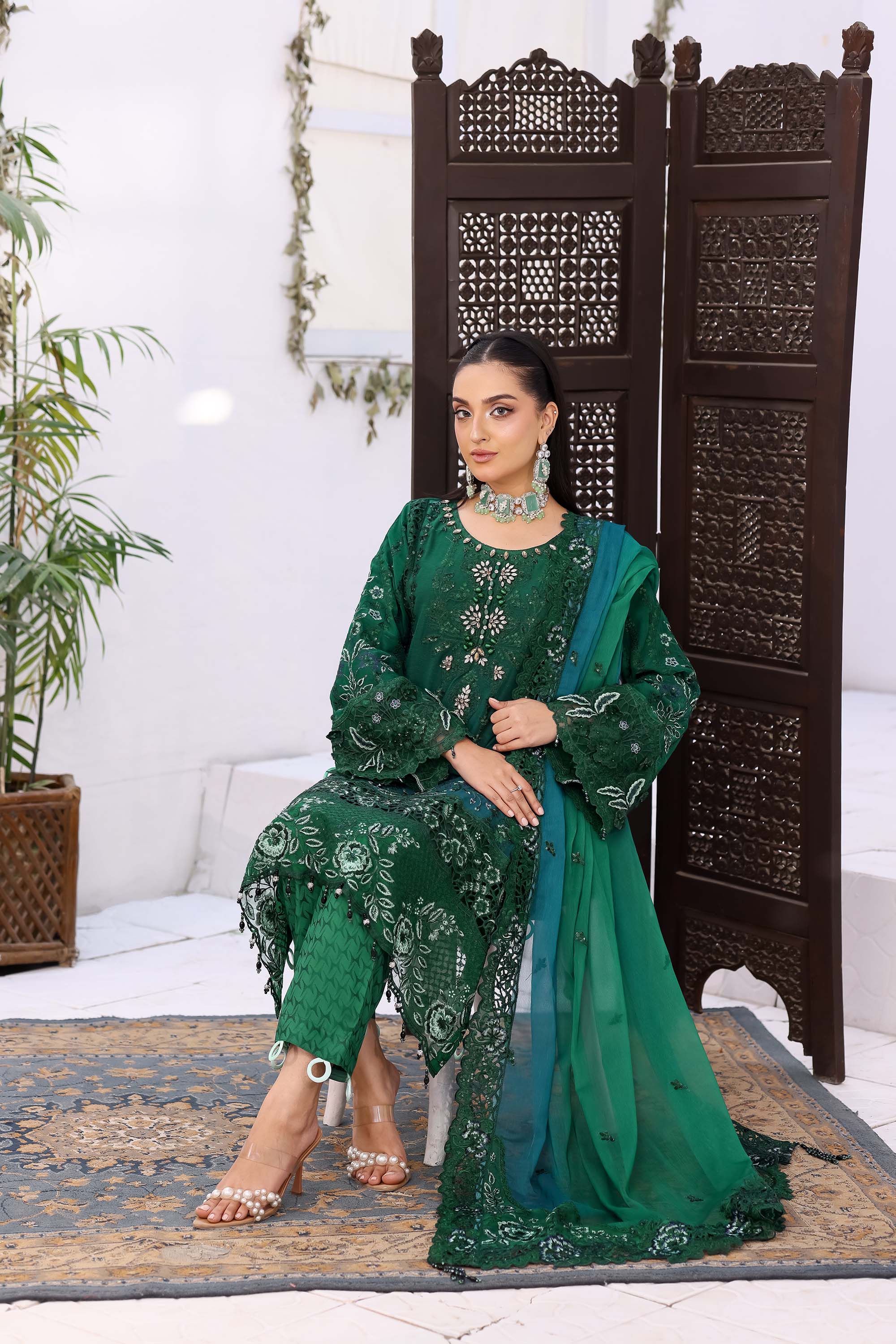 Sahoor Luxury Festive – Emerald Forest