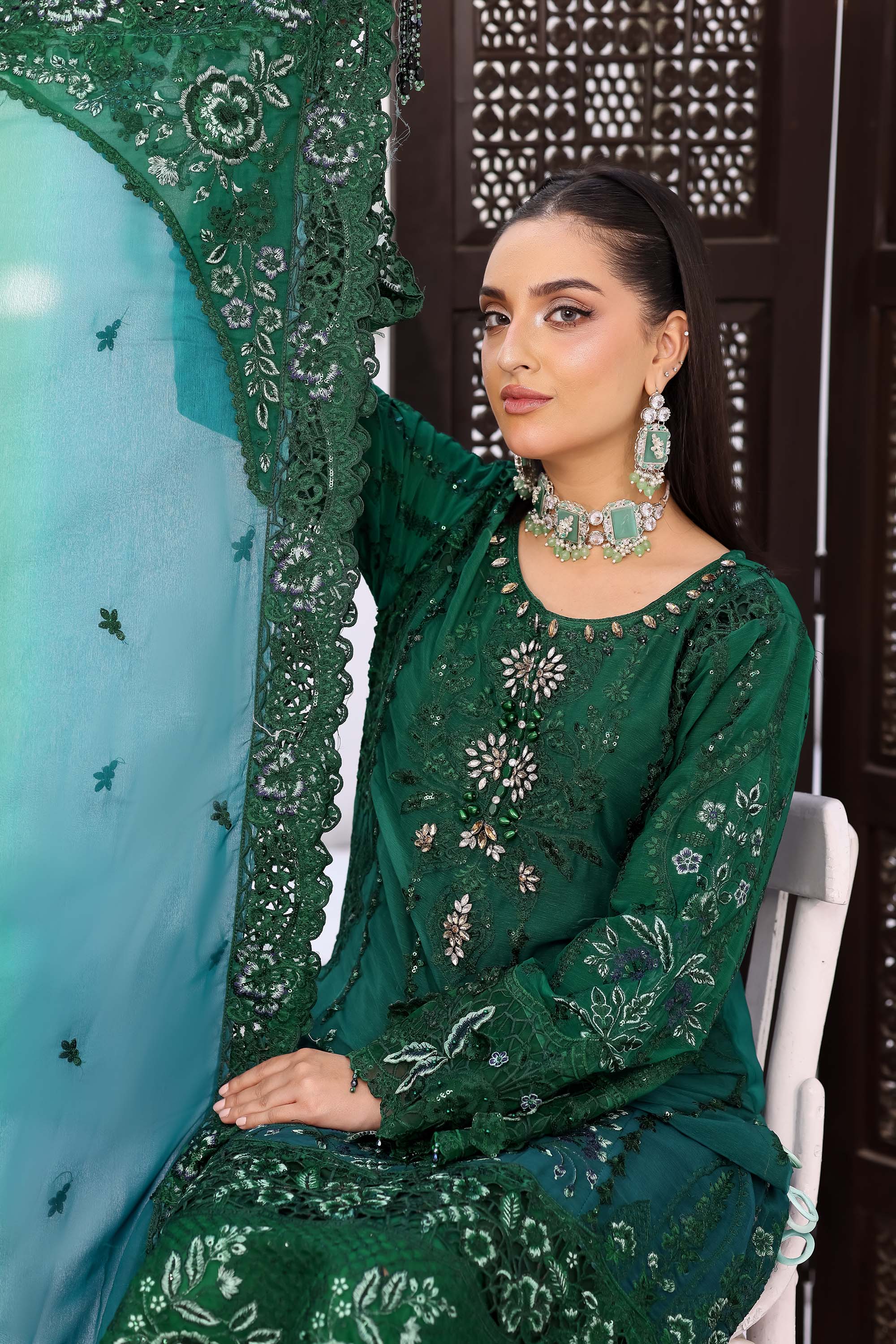 Sahoor Luxury Festive – Emerald Forest