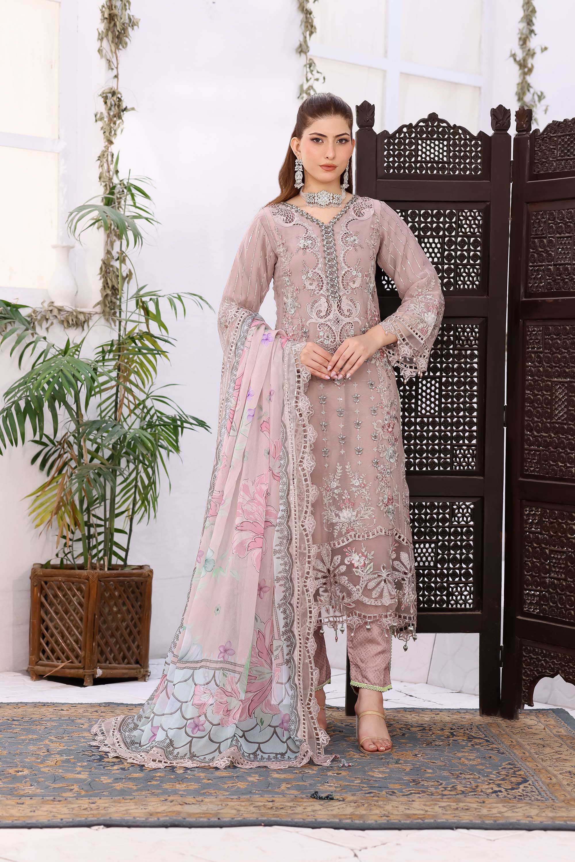 Sahoor Luxury Festive – Dusty Rose