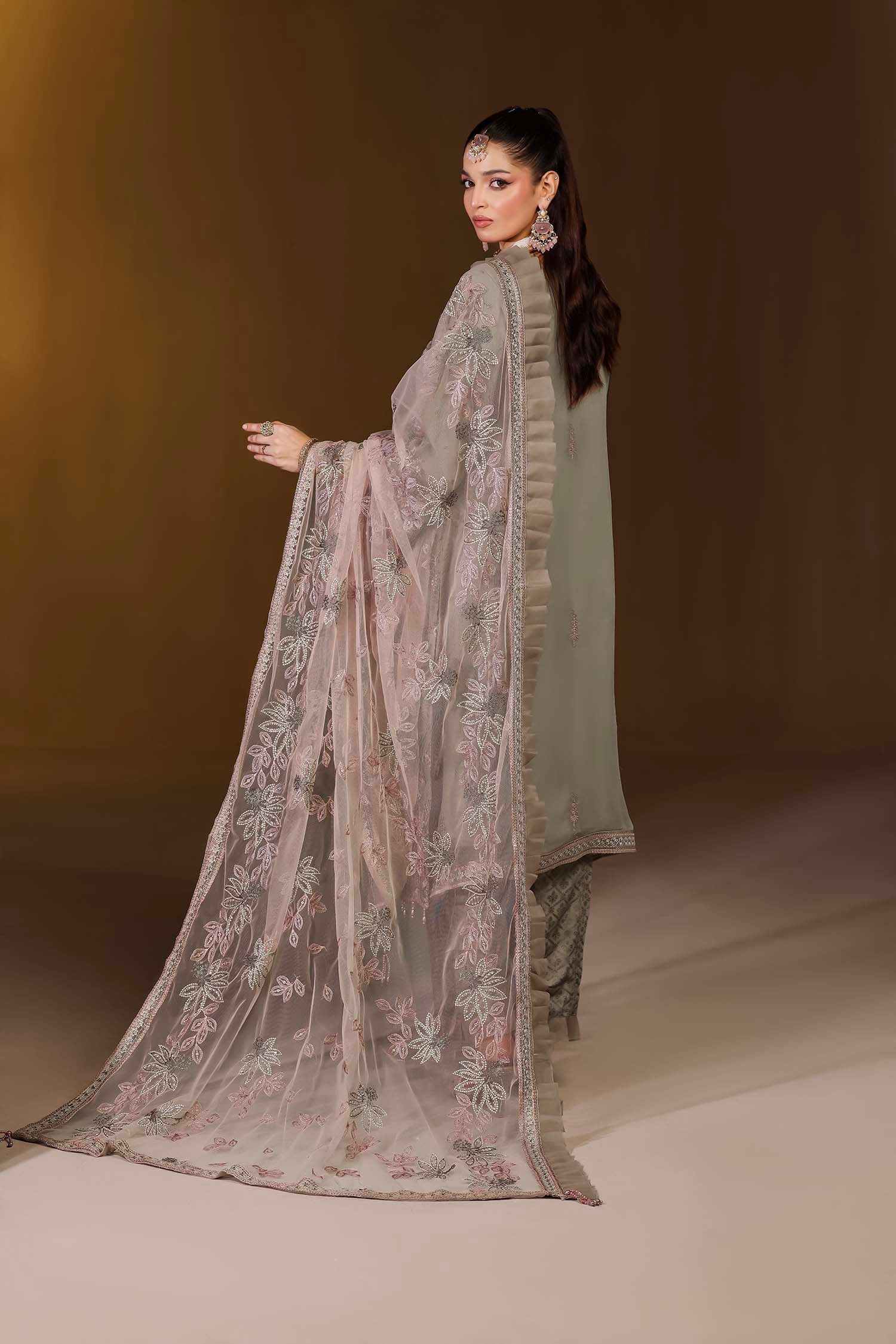 Modern Grey-Mauve Formal Dress | Twilight Grace