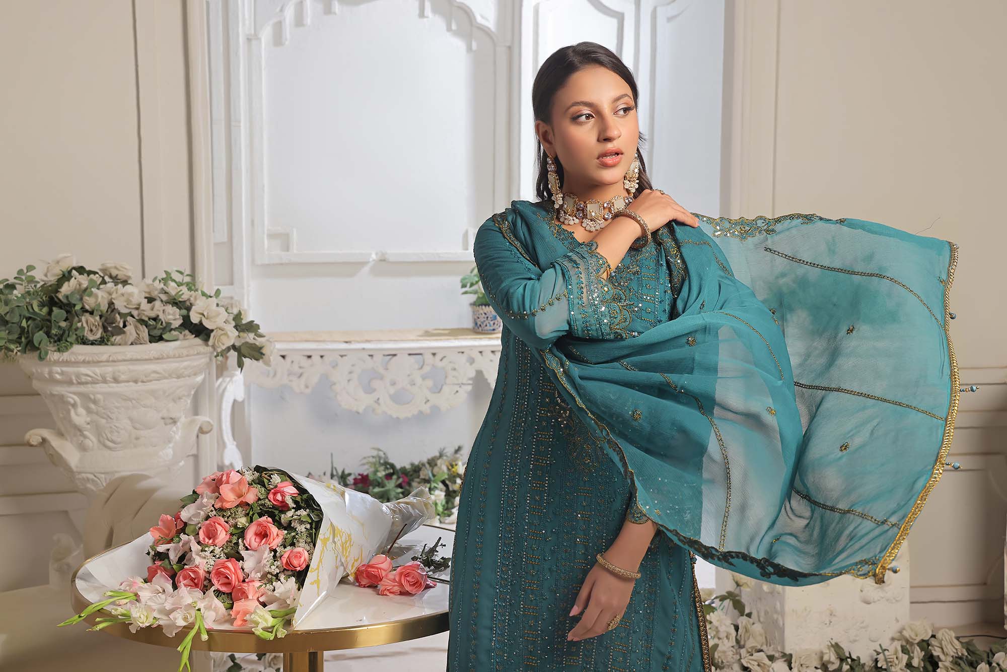 Sangeet – Teal Green