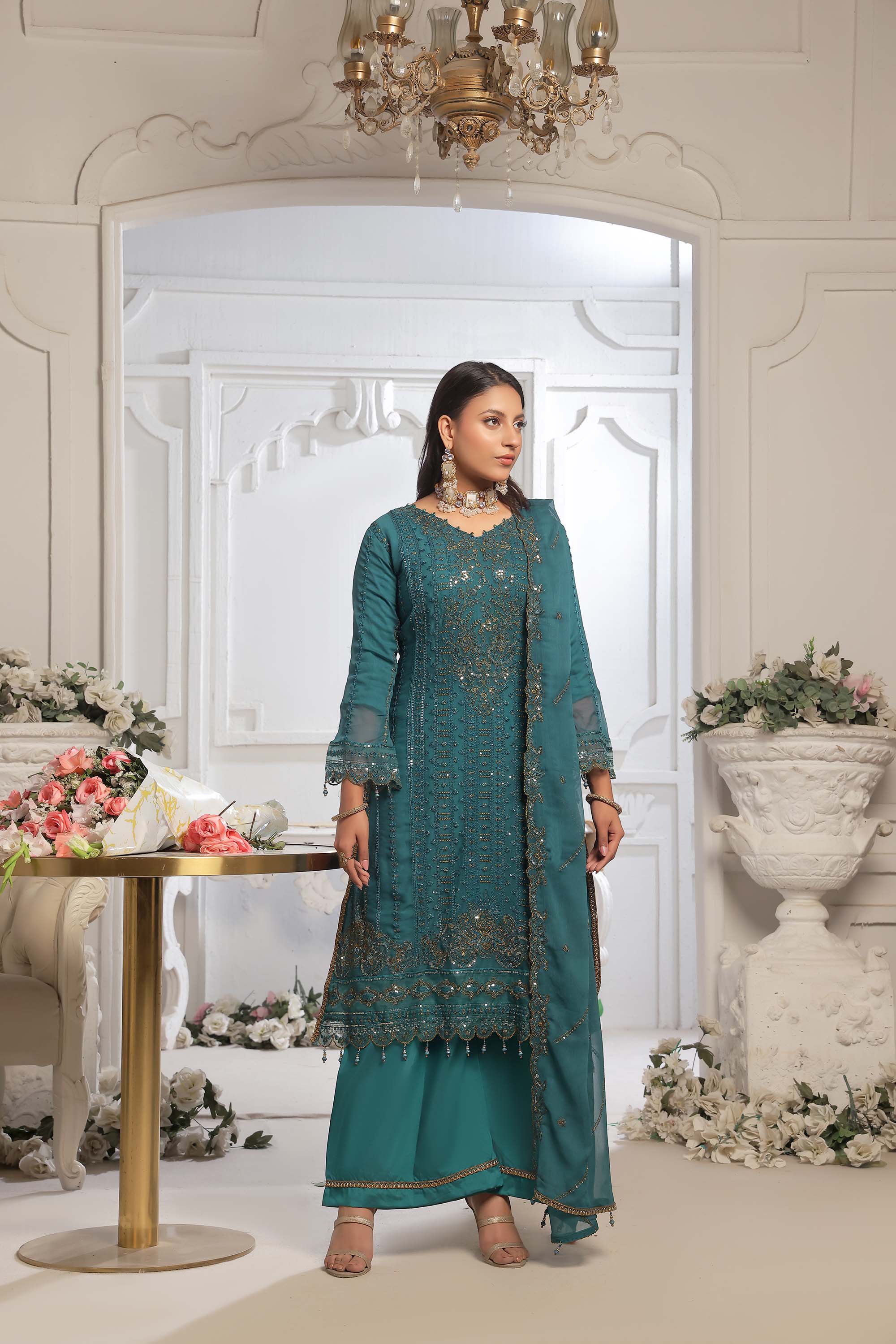Sangeet – Teal Green