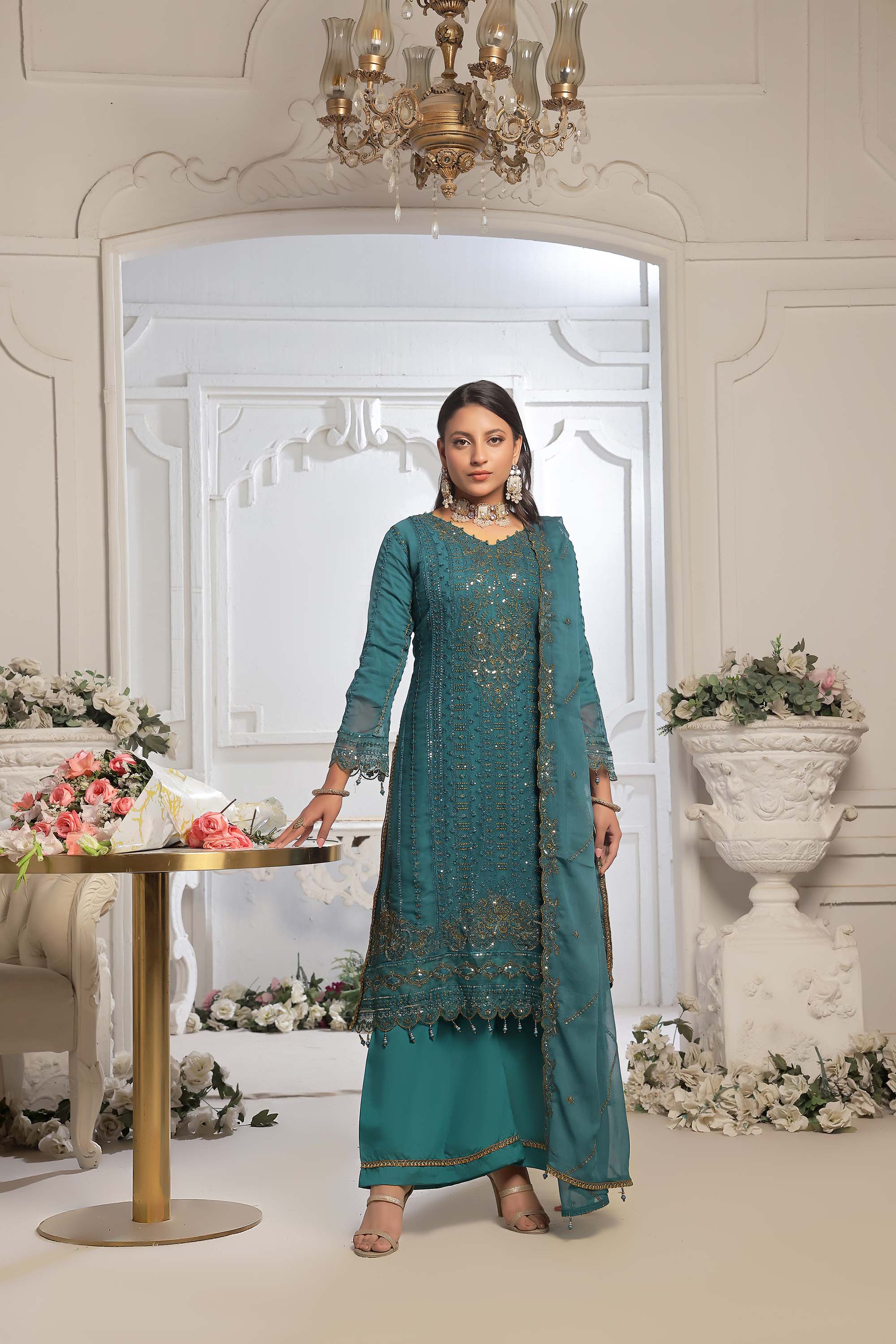 Sangeet – Teal Green