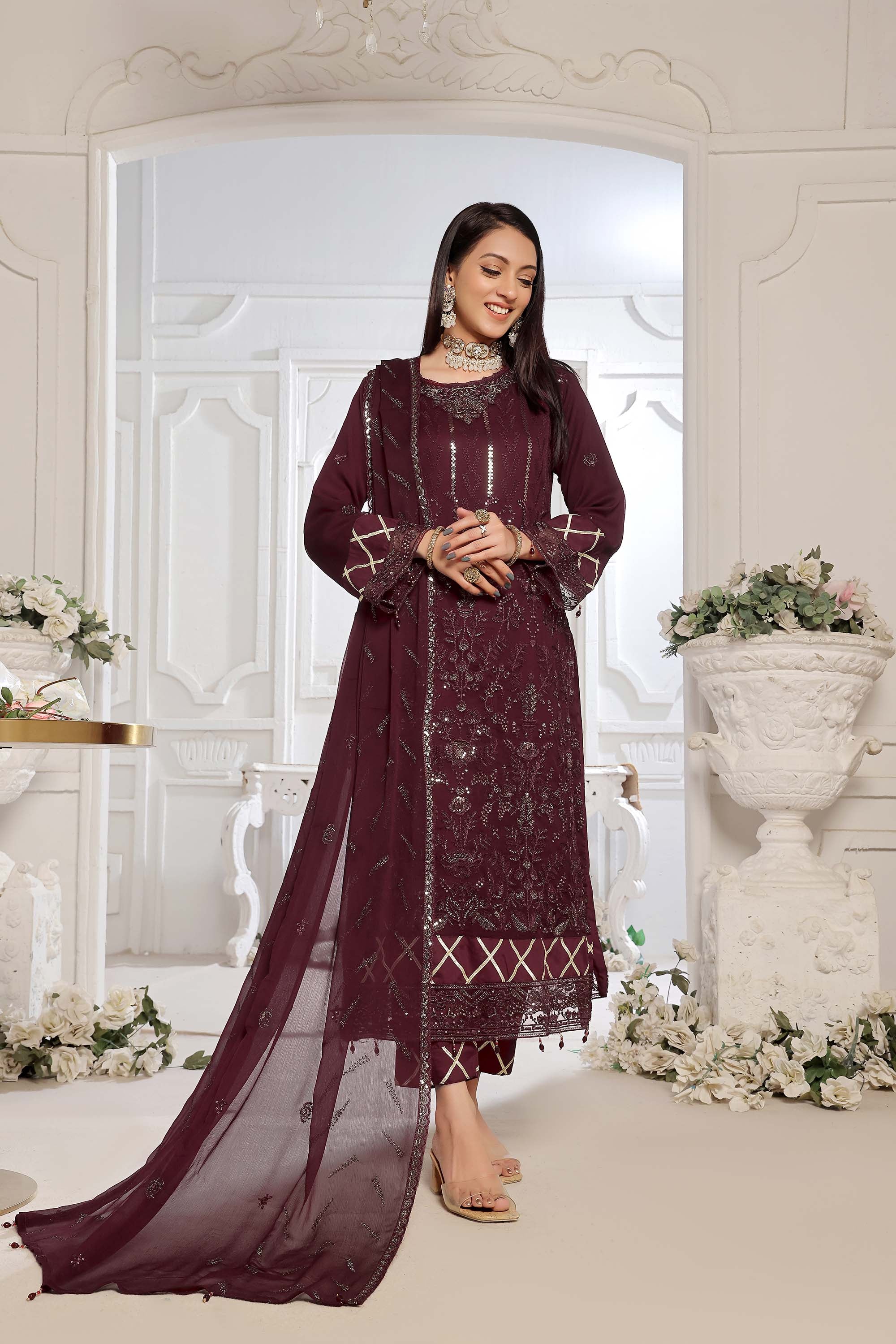 Sangeet – Deep Maroon