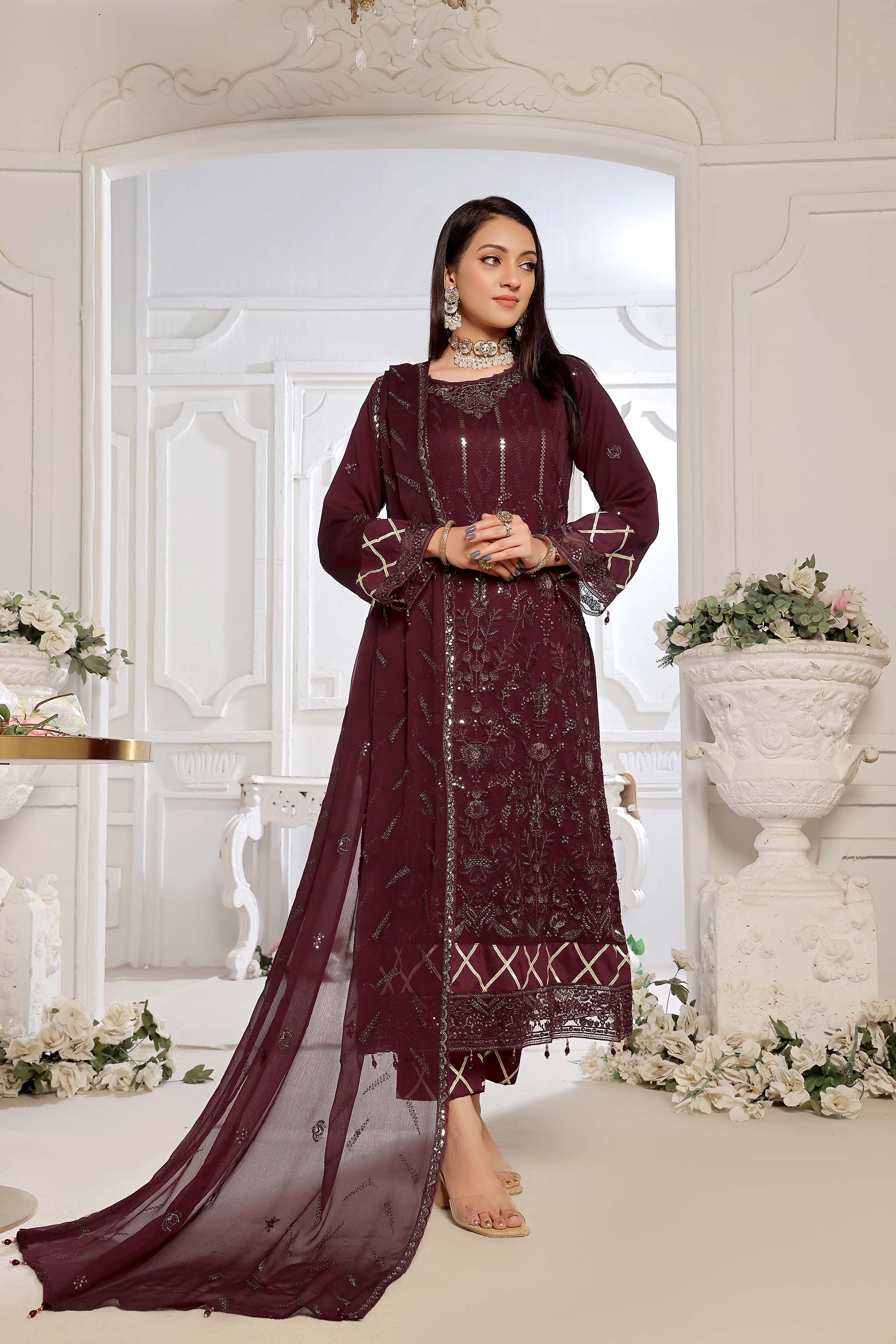 Sangeet – Deep Maroon